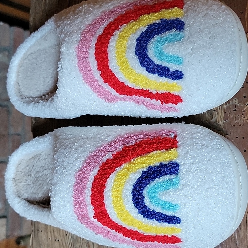 RAINBOW SLIPPERS